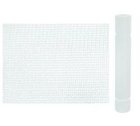 Rete per Ponteggi in Plastica Bianca con Asole, Rete di Sicurezza per Edilizia - mt.1,80h. in rotoli da mt 10 (mq.18)