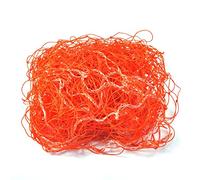 Rete per Porte da Calcio, Cordoncino Spesso 2,8 Mm, Ufficiale 24 X 8 Piedi, Foro Rete 14 Cm, Bianco Arancione per la Sostituzione Sul Campo (Calcio a 5 3,2 m*2,1 m)