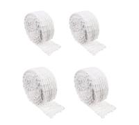 Rete per prosciutto, rete per carne resistente, rete da forno elastica a 4 rotoli, rete per macellaio di pollame di carne affumicata da 1 m + 2 m, accessorio da cucina per salsicce di