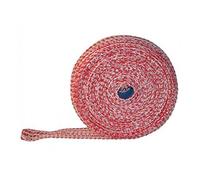 Rete per prosciutto salmone, 50 m, rosso/bianco, 14 rete per prosciutto, rete per arrosti