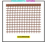 RETE PER RECINZIONE IN PLATISICA H 100 MAGLIA PICCOLA MARRONE GRIGIO ANTRICITE