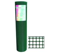 RETE PER RECINZIONE PLASTIFICATA MAGLIA 12,7X12,7 VERDE