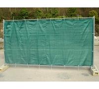 Rete per recinzioni da cantiere 130g/m - 1.76 x 3.41m - Verde/Nero