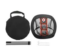 Rete Per Scheggiature - Pieghevole In Nylon Con Custodia, Pratica Per Scheggiature Da Golf Per Precisione | Per Colpire L'altalena Pratica Indoor Outdoor Cortile Uomo Donna Golfisti Bambini Principian