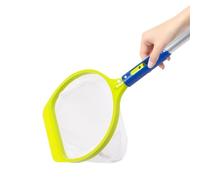 Rete per skimmer per piscina, maglia fine per la raccolta di lettiera - Attrezzatura per la manutenzione per lo smaltimento dei rifiuti e la pulizia degli stagni con manico telescopico per vasca da