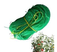 Rete per traliccio da giardino, 2 x 5 m, rete da arrampicata in rete per supporto per l'arrampicata, traliccio con maglie per la crescita delle piante, per la coltivazione di cetrioli