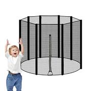 Rete per trampolino | Rete di ricambio per trampolino | Rete di sicurezza per telaio rotondo per trampolino | Recinzione traspirante resistente ai raggi UV resistente alle intemperie per bambini