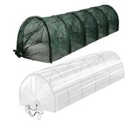Rete per tunnel da giardino - Protezione per riparo 2 in 1, baldacchino con blocco termico | Copertura per colture a sgancio rapido per letti di ortaggi Protezione esterna Protezione per sopravvivenza