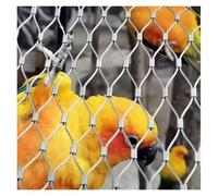Rete per voliera in acciaio inox, 9,1 x 2,8 m, riutilizzabile, per recinzioni, giardini, costruzioni e protezione degli animali - durevole rete per recinzione per pappagalli
