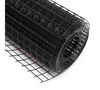 2.43€/m Rete metallica quadrata acciaio zincato 25x25mm 50cmx25m nero Rete per v