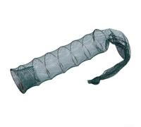 Rete pieghevole per gamberetti, 1 m, pieghevole, per granchi, aragoste, anguille, rete di nylon a lunga durata, telaio in acciaio zincato, attrezzatura da pesca d'acqua dolce e salata, colore verde