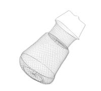 Rete Pieghevole per Granchi 72cm in Ferro Zincato | Maglia da 1, 5cm, Superficie Zincata Resistente, per Pesca in Barca e Lago, Adatta ad Anguille e Esche Colore Casuale