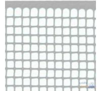 RETE PLASTICA PAPILLON BIANCA QUADRA MAGLIA mm 10x10 MT 1x50