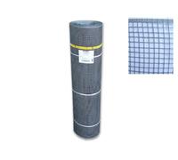TENAX 62345502 Quadra 10 Argento 1,00 x 50 m, Rete Protettiva in Plastica per Cancelli e Recinzioni