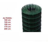 Rete Plastificata Verde CAVATORTA Maglia 50x75 H 100, 120, 150, 175, 200 x L25 M