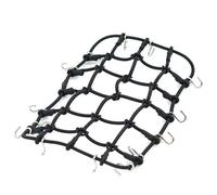 Rete Portabagagli Elastica Per Universale 1/10 RC Crawler car Ricambi RC | Potenziamento del tuo RC car con rete elastica, fissa l'attrezzatura, facile aggancio per parti(Black)