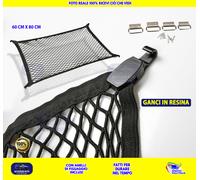 Rete Portaoggetti Auto Bagagliaio Elastica Ferma Pacchi Posteriore Tasca cm per