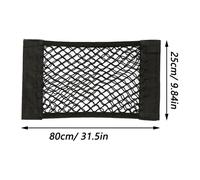 Rete Portaoggetti Auto Elastica 40x25 cm Organizer Sedile Posteriore