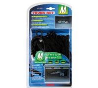 Rete Portaoggetti Bagagliaio Auto 90x35 cm Fissaggio con Adesivo o Viti - C69949