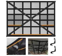 Rete Portaoggetti da Soffitto per Auto, 90 × 65 cm, Rete bagagli per Auto, Rete portaoggetti universale per tettuccio auto, Rete da Auto Soffitto, Rete Portabagagli da Tetto per Auto, per jeep, SUV