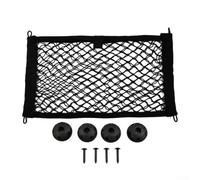 Rete portaoggetti elastica nera per auto, furgone, camper, barca, organizer da tasca interna, 25 x 45 cm