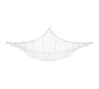 Rete portaoggetti per animali di peluche, 1 pezzo, grande amaca da appendere, per animali di peluche e peluche, retrattile, per la cameretta dei bambini, organizer per la cameretta dei bambini (bianco