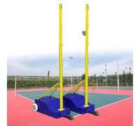 Rete portatile con ruote e base stabile per pallavolo e badminton, uso interno ed esterno