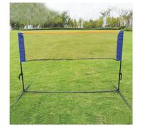 Rete portatile da badminton con supporto regolabile, con set completo e zaino, ideale per allenamento atletico al chiuso e all'aperto