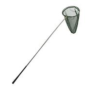 Rete professionale per insetti e farfalle con anello da 35,6 cm, profondità 66 cm, manico telescopico da 149,9 cm, si estende fino a 185,4 cm in acciaio inox con serratura (185,4 cm di lunghezza,