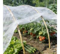 Rete Protettiva antigrandine per orto e aiuole Rialzate, Ideale per Serre, frutteti e laghetti. Facile da installare, Disponibile in Diverse Misure (4x100 m).