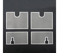 Rete protettiva in metallo da 4 pezzi per carro armato 1/16 Heng Long German