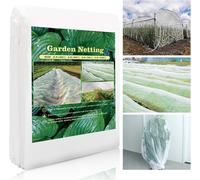 Rete Protettiva Insetti e Uccelli 2,5x10m Bianca per Piante Orto e Giardino