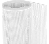 Rete Protettiva per Aiuole in Plastica Bianca 1x3mt Maglia Quadra Set 3 Pezzi