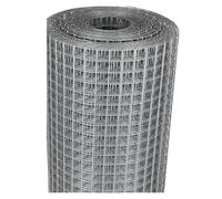 Rete protettiva per piante in acciaio inox, 10 mm/0,6 mm, rete decorativa per recinzioni fai da te da giardino, 0,5 x 18 m, per la sicurezza delle nuove piante e del bestiame