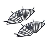 Rete protettiva per ruota posteriore per bici Protezione per sedile posteriore Accessori per biciclette Protezione per sedile posteriore per bicicletta elettrica (2 pezzi) - Nero