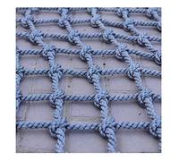 Rete Protettiva Rete in Corda di Canapa Rete da Arrampicata su Roccia Arrampicata per Bambini Arrampicata(10mm,2X2m/6.6X6.6ft)