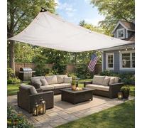 Rete Protettiva UV Bianca 50% Tenda da Ombra con Occhielli, Rete Ombreggiante Antivento Permeabile per Ridurre la Temperatura di Serre, Pergole, Giardini, Balconi, Piante e Pollai(1.5 * 12m)