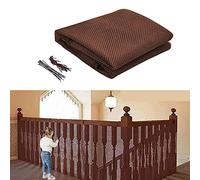 Rete Protezione Bambini,Rete Protettiva per Balcone,Rete di Sicurezza per Balconi Bambini,Rete di Protezione per Balcone,Rete Protezione Bambini (Braun)