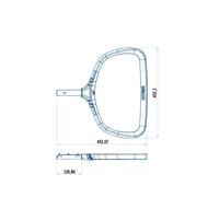 Rete Raccogli Sporco Piscina Serie Shark