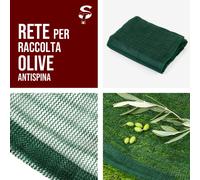 Rete Raccolta Olive Antispina 80-85gr/mq Varie Misure C/S apertura