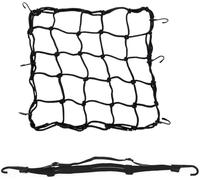 Rete Ragno Elastica,Rete Elastica Moto,Rete portabagagli per moto + Cordino Elastico,Corde Elastiche con Ganci,Casco per il fissaggio della staffa del motociclo del bagaglio