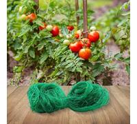 Rete rampicante in nylon per fagioli, verdure e fiori - Rete da giardino resistente per coltivazione verticale, rete di supporto per vite da frutta, griglia anti-alloggio per piante (2 x 5 m)