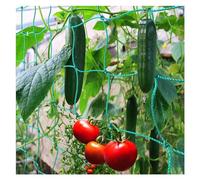 Rete rampicante per piante con foro quadrato, 10 x 10 cm, rete di supporto da giardino a 36/24 fili, per ortaggi e fiori, telaio per la coltivazione di piante, 5 m x 20 m, mensole da giardino
