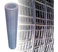 Rete Recinzione Elettrosaldata Metallica Zincata o Plasticata VERDE maglia 50X75 mm Rotolo 25 mt (ZINCATA, H:175CM)