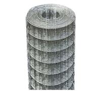 Rete Recinzione Elettrosaldata Metallica Zincata o Plasticata VERDE maglia 50X75 mm Rotolo 25 mt (ZINCATA, H: 200 CM)