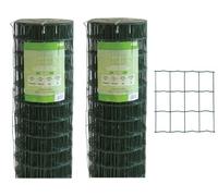 RETE PER RECINZIONE ELETTROSALDATA PLASTIFICATA VERDE "RELEASE" rotolo 25 mt
