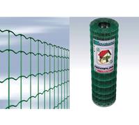 Rete recinzione elettrosaldata plastificata verde - Novaplax rotolo da 25 mt V