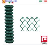 Rete Recinzione Griglia Acciaio Zincato Plastica H100-125-150-175-200 Rotolo 25M