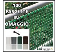 RETE RECINZIONE IN PLASTICA H 100 BALCONE GIARDINO RINGHIERA PLASTIFICATA