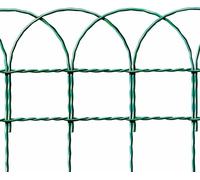 Rete Recinzione Plastificata Ornamentale Rotolo 25 x 0.4 metri colore Verde